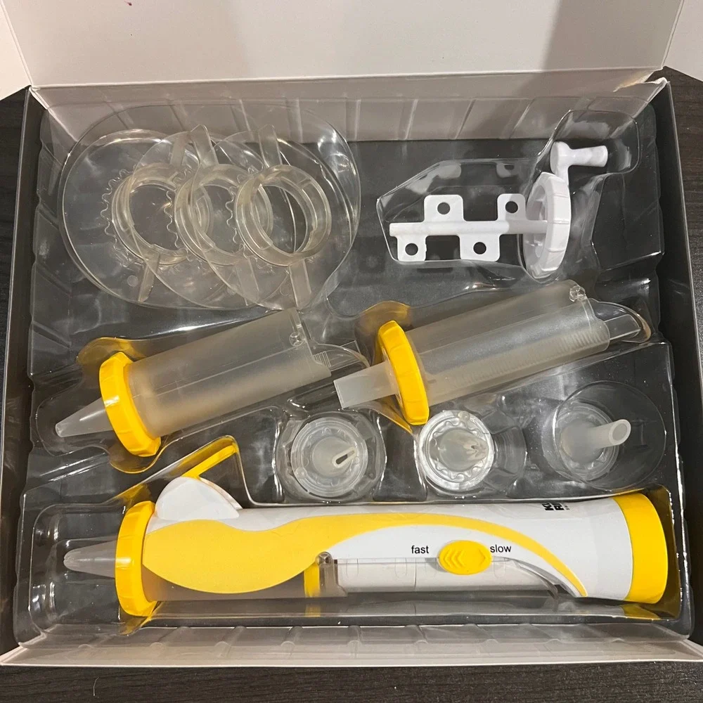 Kuhn Rikon Frosting Deco‎ Pen Battery Powered Cake Decorating Set - New Open Box